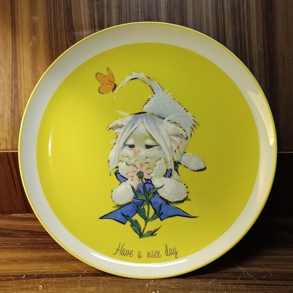 Vintage 1973 Friendly Greeters Sunshine Plate - Picture 1 of 4